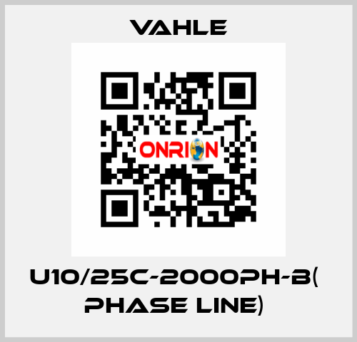 U10/25C-2000PH-B(  phase line)  Vahle