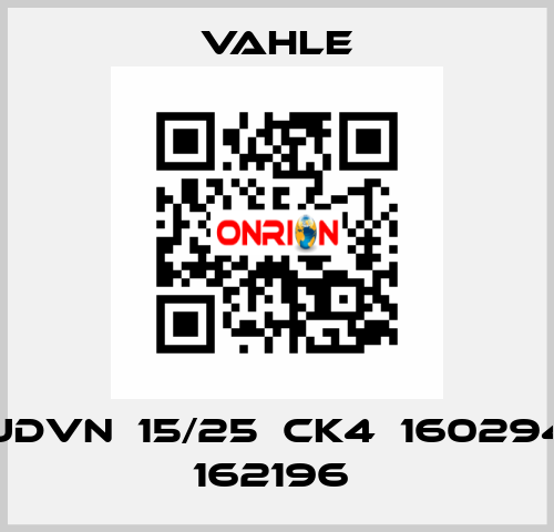 UDVN  15/25  CK4  160294 162196  Vahle