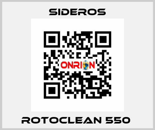 Rotoclean 550  Sideros