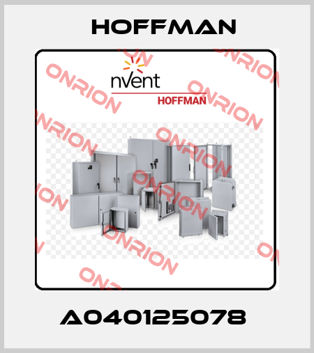 A040125078  Hoffman