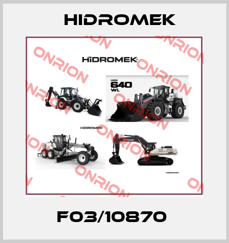 F03/10870  Hidromek