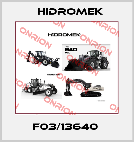 F03/13640  Hidromek