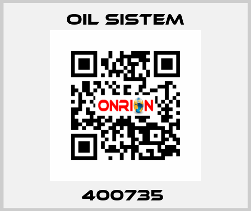 400735  Oil Sistem