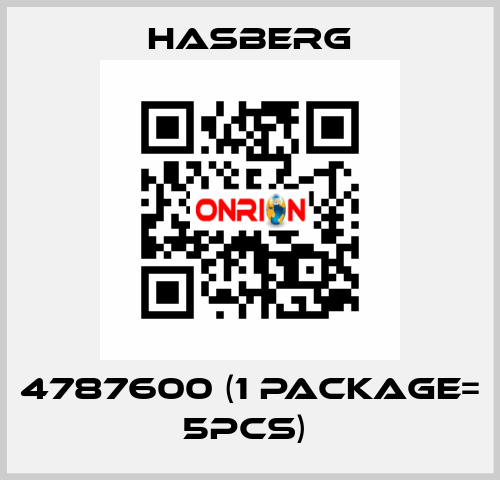 4787600 (1 Package= 5pcs)  Hasberg