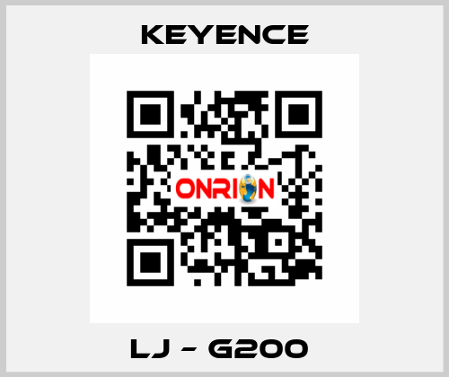 LJ – G200  Keyence