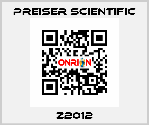 Z2012 Preiser Scientific