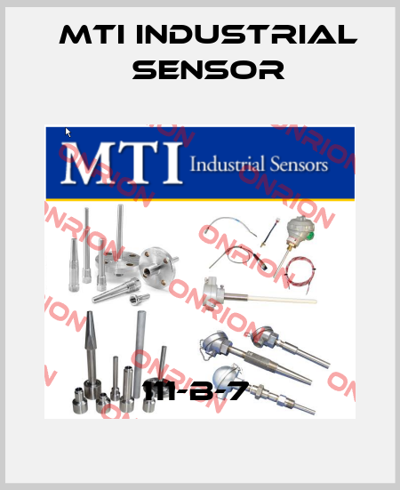 111-B-7  MTI Industrial Sensor