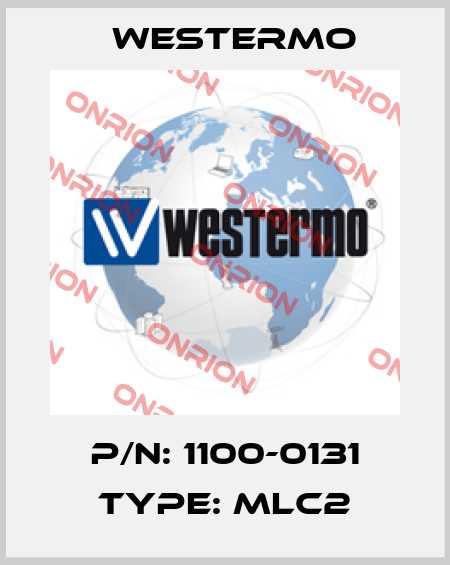 P/N: 1100-0131 Type: MLC2 Westermo
