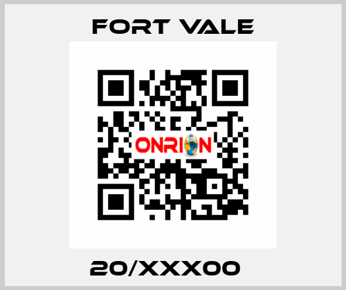 20/XXX00   Fort Vale