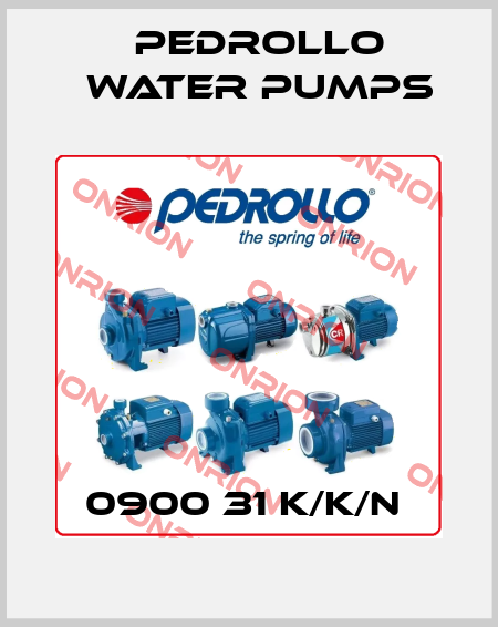 0900 31 K/K/N  Pedrollo Water Pumps