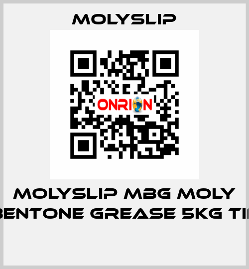 Molyslip MBG Moly Bentone Grease 5Kg Tin  Molyslip