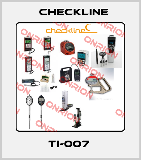 TI-007  Checkline