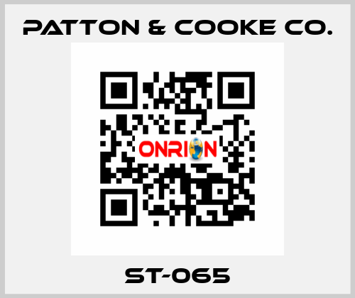 ST-065 Patton & Cooke Co.