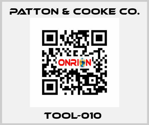 TOOL-010  Patton & Cooke Co.