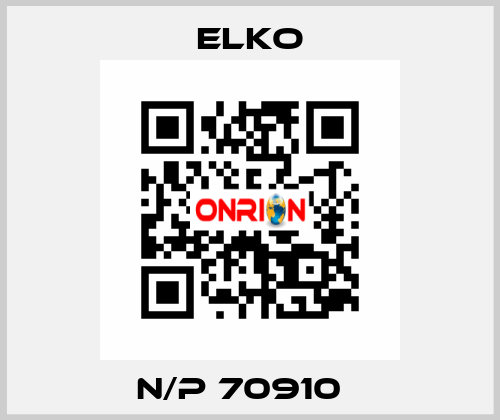 N/P 70910   Elko