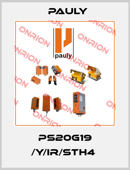 PS20G19 /y/ir/stH4  Pauly