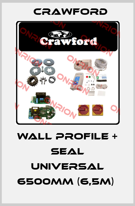 Wall profile + seal universal 6500mm (6,5m)  Crawford