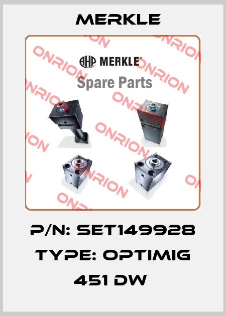 P/N: set149928 Type: OptiMIG 451 DW  Merkle