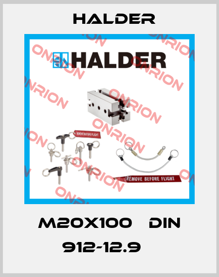 M20X100   DIN 912-12.9    Halder