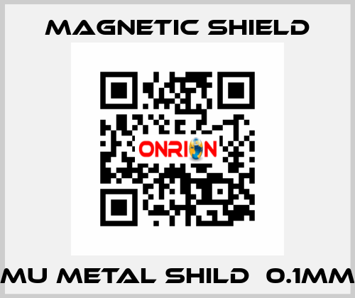 MU METAL SHILD  0.1mm Magnetic Shield