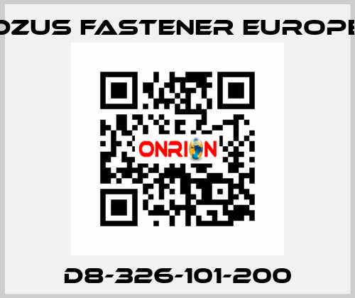 D8-326-101-200 Dzus Fastener Europe