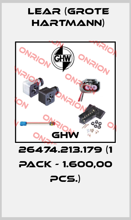 GHW 26474.213.179 (1 pack - 1.600,00 pcs.) Lear (Grote Hartmann)