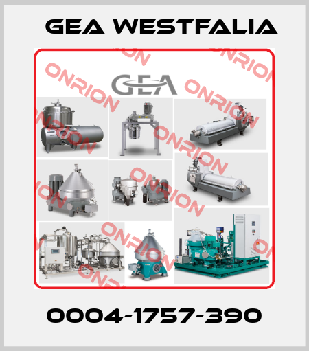 0004-1757-390 Gea Westfalia