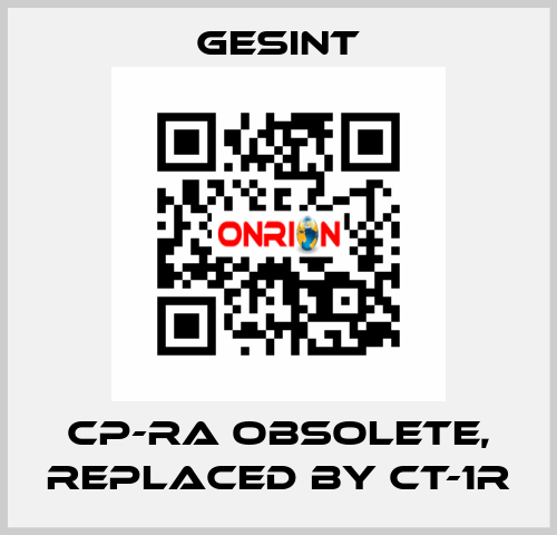 CP-RA obsolete, replaced by CT-1R Gesint