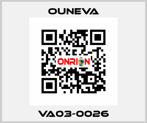 VA03-0026 ouneva