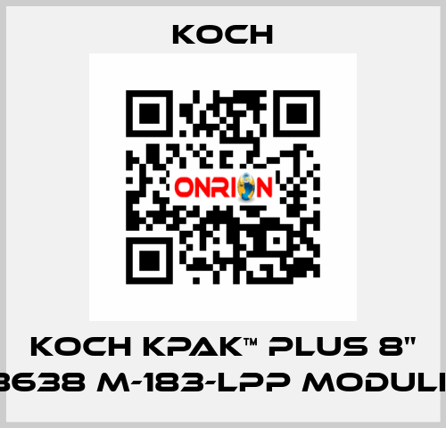 KOCH KPAK™ PLUS 8" 8638 M-183-LPP Module KOCH