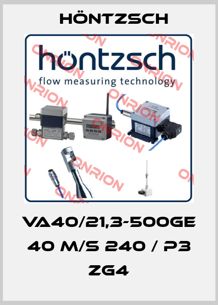 VA40/21,3-500GE 40 m/s 240 / p3 ZG4 Höntzsch