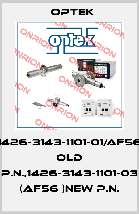1426-3143-1101-01/AF56 old p.n.,1426-3143-1101-03 (AF56 )new p.n. Optek