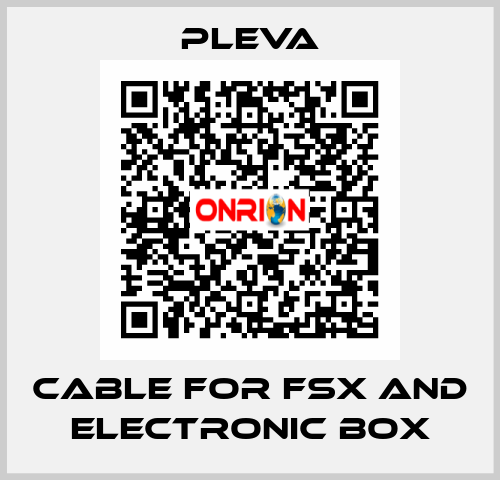 cable for FSX and electronic box Pleva
