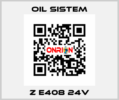 Z E408 24v Oil Sistem