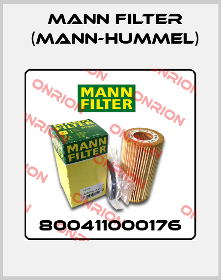 800411000176 Mann Filter (Mann-Hummel)