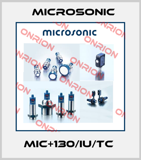 MIC+130/IU/TC  Microsonic