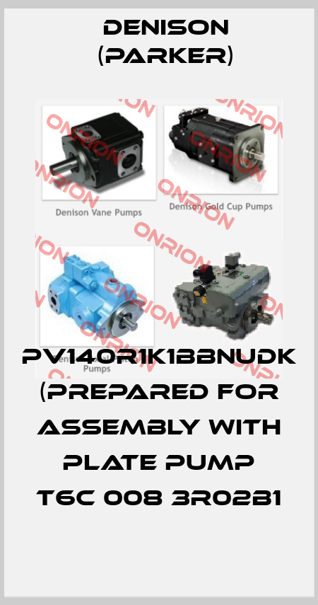 PV140R1K1BBNUDK (prepared for assembly with Plate pump T6C 008 3R02B1 Denison (Parker)