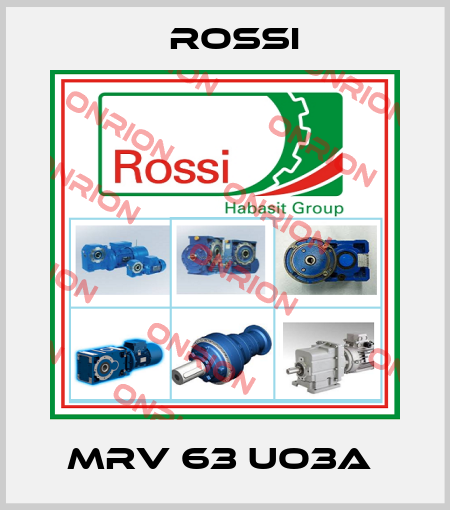MRV 63 UO3A  Rossi