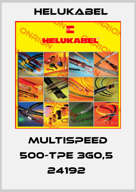 MULTISPEED 500-TPE 3G0,5  24192  Helukabel