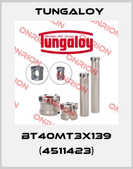 BT40MT3X139 (4511423) Tungaloy