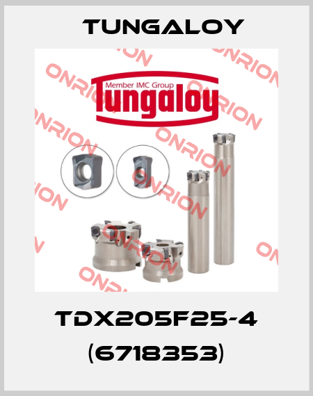 TDX205F25-4 (6718353) Tungaloy