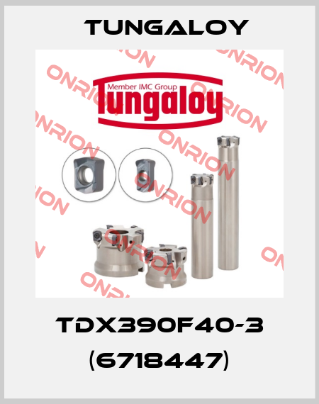 TDX390F40-3 (6718447) Tungaloy