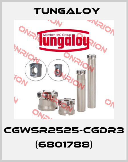 CGWSR2525-CGDR3 (6801788) Tungaloy