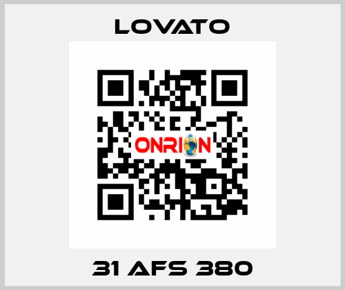 31 AFS 380 Lovato