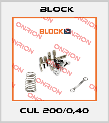CUL 200/0,40 Block