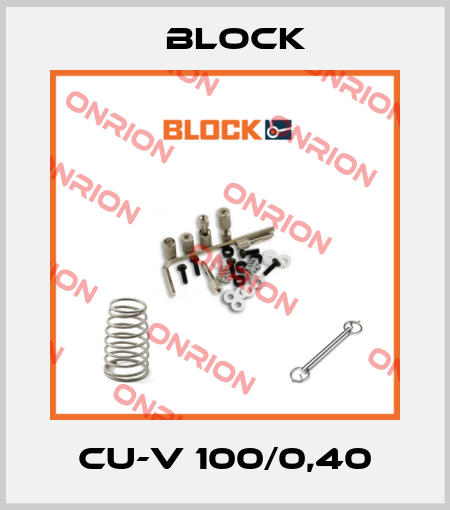 CU-V 100/0,40 Block
