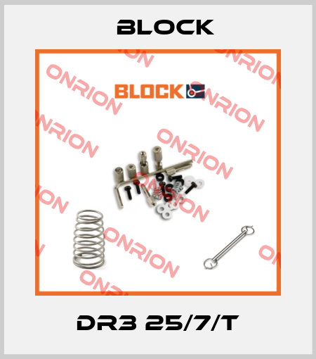 DR3 25/7/T Block