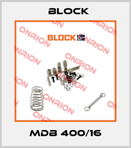 MDB 400/16 Block