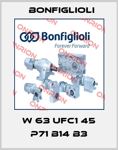 W 63 UFC1 45 P71 B14 B3 Bonfiglioli