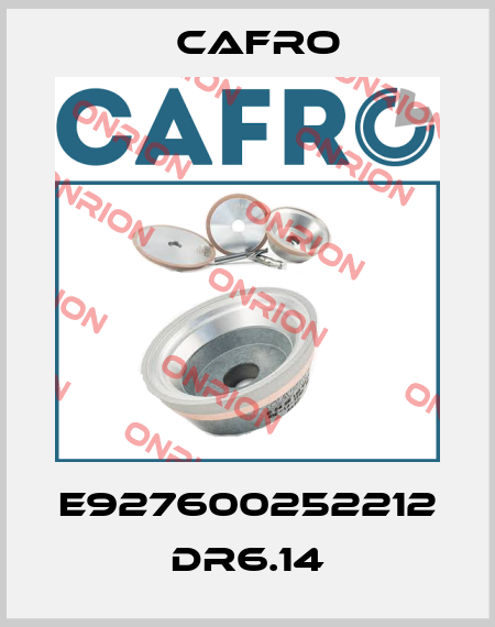 E927600252212 DR6.14 Cafro